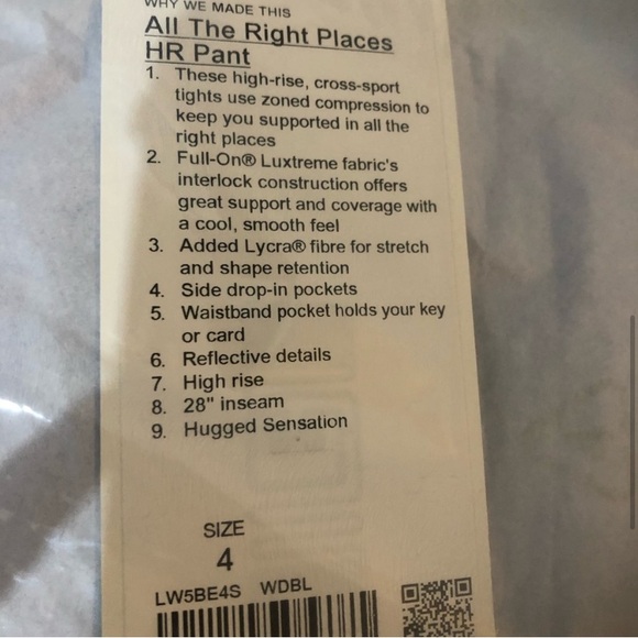 Lululemon Wild Bluebell ALRP Pant 28” Size 4 - Picture 11 of 11
